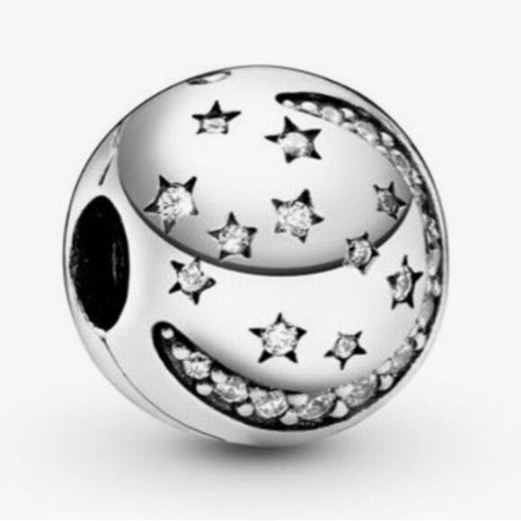 Pandora Jewelry - Pandora Twinkling Night Moon & Stars Clip Charm